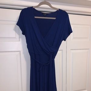 Royal Blue Wrap Land's End Wrap Dress